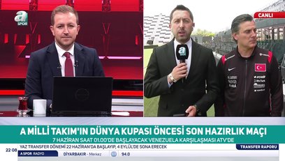 >Montella ve Arda Güler, Venezuela maçı öncesi A Spor'a konuştu!