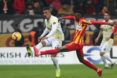 Kayserispor - Fenerbahçe maçından kareler!