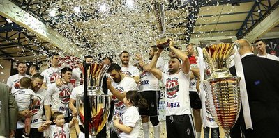 Beşiktaş Mogaz, şampiyonluk kupasına kavuştu