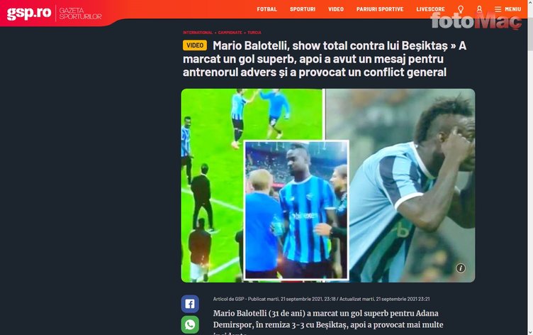 Dış basın o hareketi yazdı: Balotelli'den 8 yıl sonra intikam!