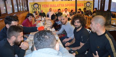 Fenerbahçe maçı öncesi Malatyaspor'a moral yemeği