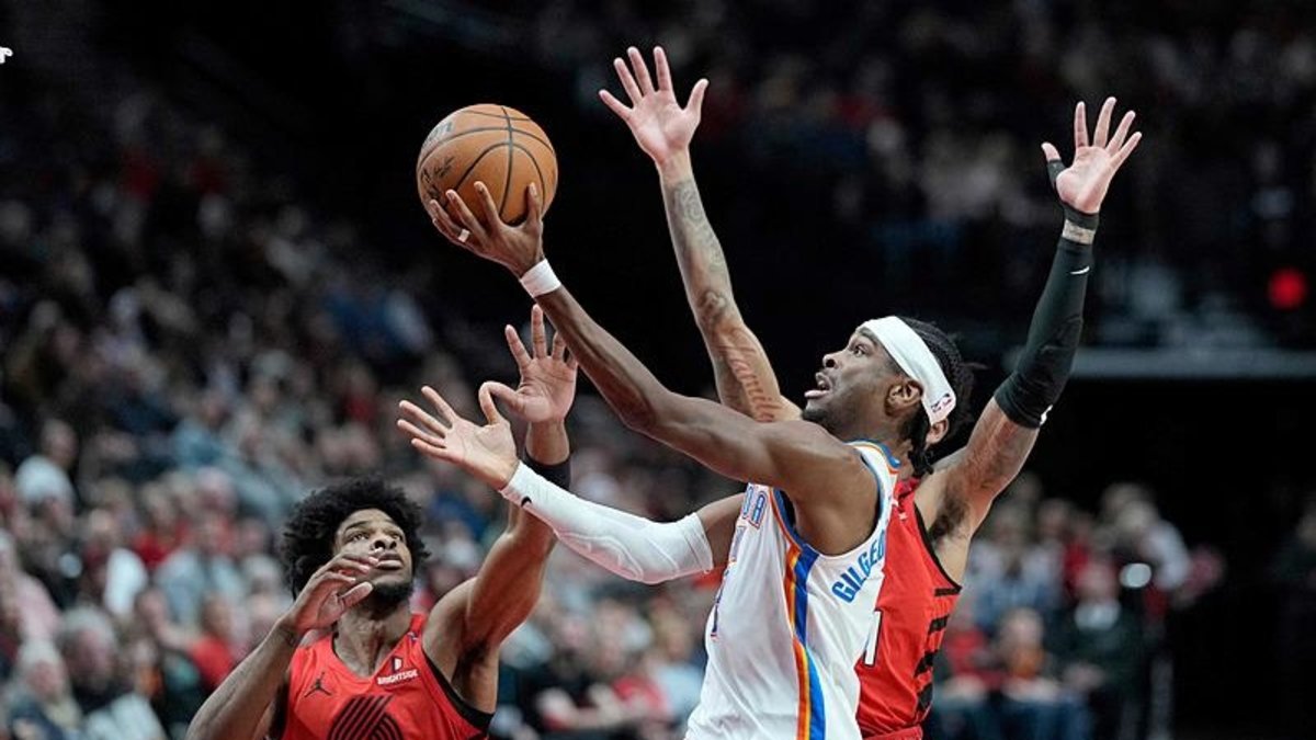 Shai Gilgeous-Alexander yine şov yaptı! Thunder, Blazers'ı deplasmanda devirdi Shai Gilgeous-Alexander yine şov yaptı! Thunder, Blazers'ı deplasmanda devirdi