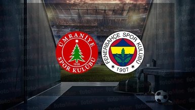 Ümraniyespor Fenerbahçe maçı CANLI