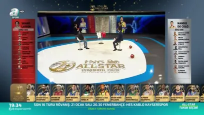 >ING All-Star'da kadrolar belli oldu