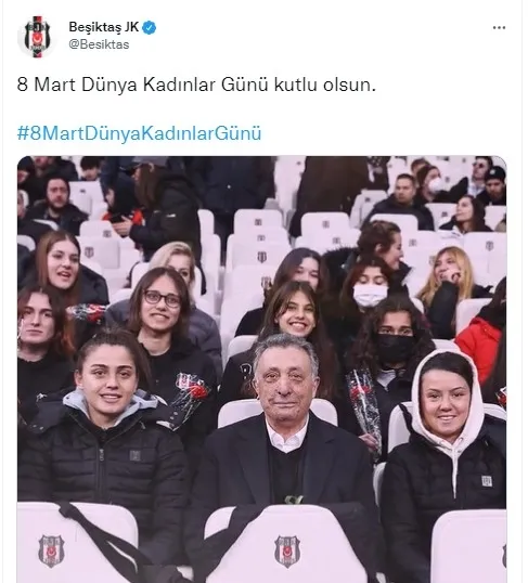Süper Lig devleri Beşiktaş, Fenerbahçe, Galatasaray ve Trabzonspor'dan 8 Mart Dünya Kadınlar Günü paylaşımları! - 1