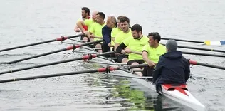 Sapanca Gölü’nde kürek şöleni