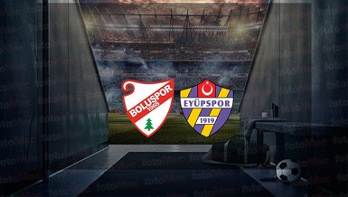 Boluspor - Eyüpspor maçı ne zaman, saat kaçta ve hangi kanalda canlı yayınlanacak? | Trendyol 1. Lig