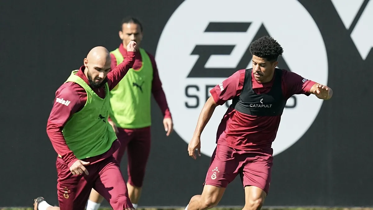 Galatasaray Başakşehir maçının hazırlıklarını sürdürdü