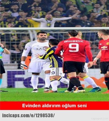 Fenerbahçe - ManU caps’leri