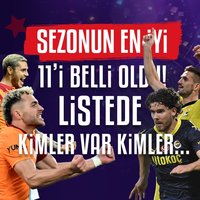 İşte Süper Lig'de sezonun en iyi 11'i!