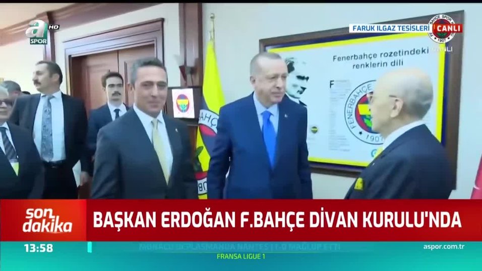 Baskan Recep Tayyip Erdogan Fenerbahce Divan Kurulu Nda Iste O Goruntuler Videosunu Izle Fotom