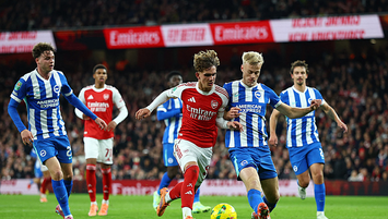 Arsenal, Brighton'ı turnuva dışına itti!