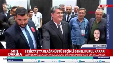 Beşiktaş olağanüstü seçimli genel kurul kararı aldı!