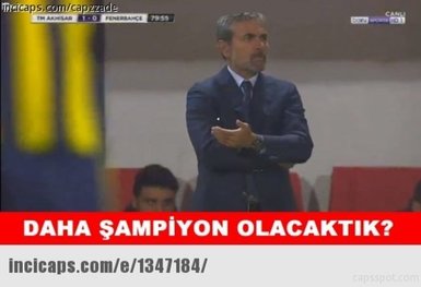 Akhisar - Fenerbahçe maçı capsleri