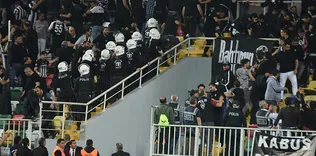 Gol iptal olunca tribünler karıştı