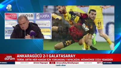 >Fatih Terim'den Ankaragücü maçı sonrası flaş itiraf!