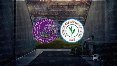 Keçiörengücü - Rizespor maçı ne zaman, saat kaçta ve hangi kanalda canlı yayınlanacak? | TFF 1. Lig