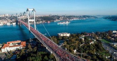 Vodafone 41. İstanbul Maratonu'ndan renkli kareler