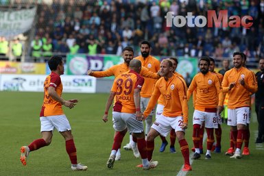 Rizespor - Galatasaray maçından kareler...