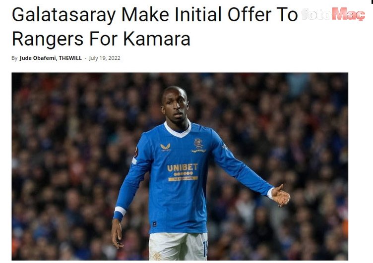Galatasaray'dan transferde Glen Kamara hamlesi! İngilizler teklifi duyurdu