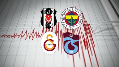 Beşiktaş, Fenerbahçe, Galatasaray ve Trabzonspor'dan deprem paylaşımı