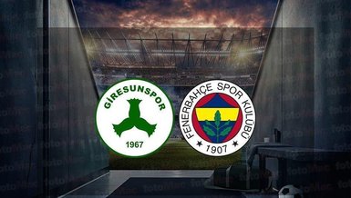 Giresunspor Fenerbahçe maçı CANLI