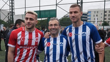 Fenerbahçe’li Edin Dzeko ve Galatasaray’lı Barış Alper Yılmaz 3 Aralık Dünya Engelliler Günü’nde buluştu!
