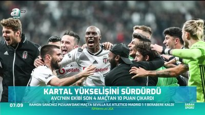 >Beşiktaş yükselişini sürdürdü