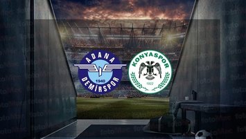 Adana Demirspor - Konyaspor maçı CANLI