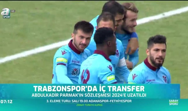 Trabzonspor'da iç transfer