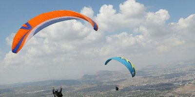 Ali Dağı Türkiye Yamaç Paraşütü Yarışmasında ilk gün sonuçları