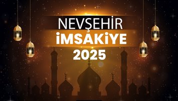 Nevşehir imsak vakti 2025