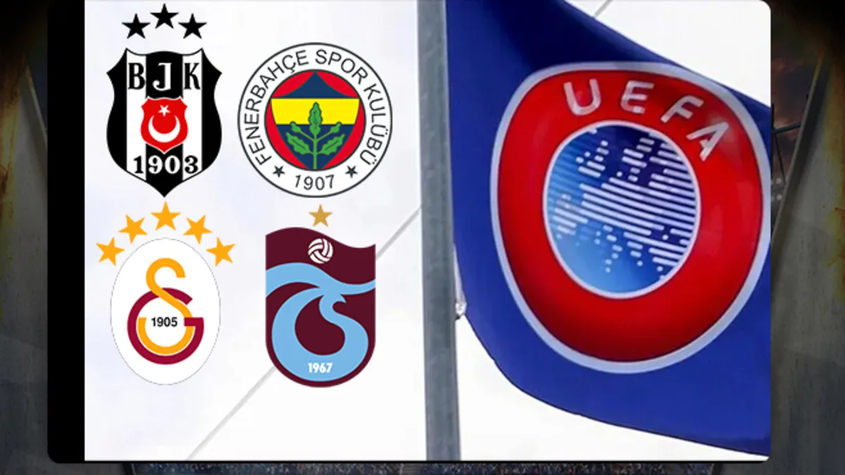 UEFA kulüpler sıralaması güncellendi! İlk 30'daki tek Türk takımı...