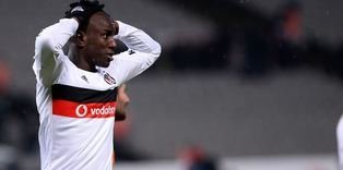 Demba Ba'nın şutu yok