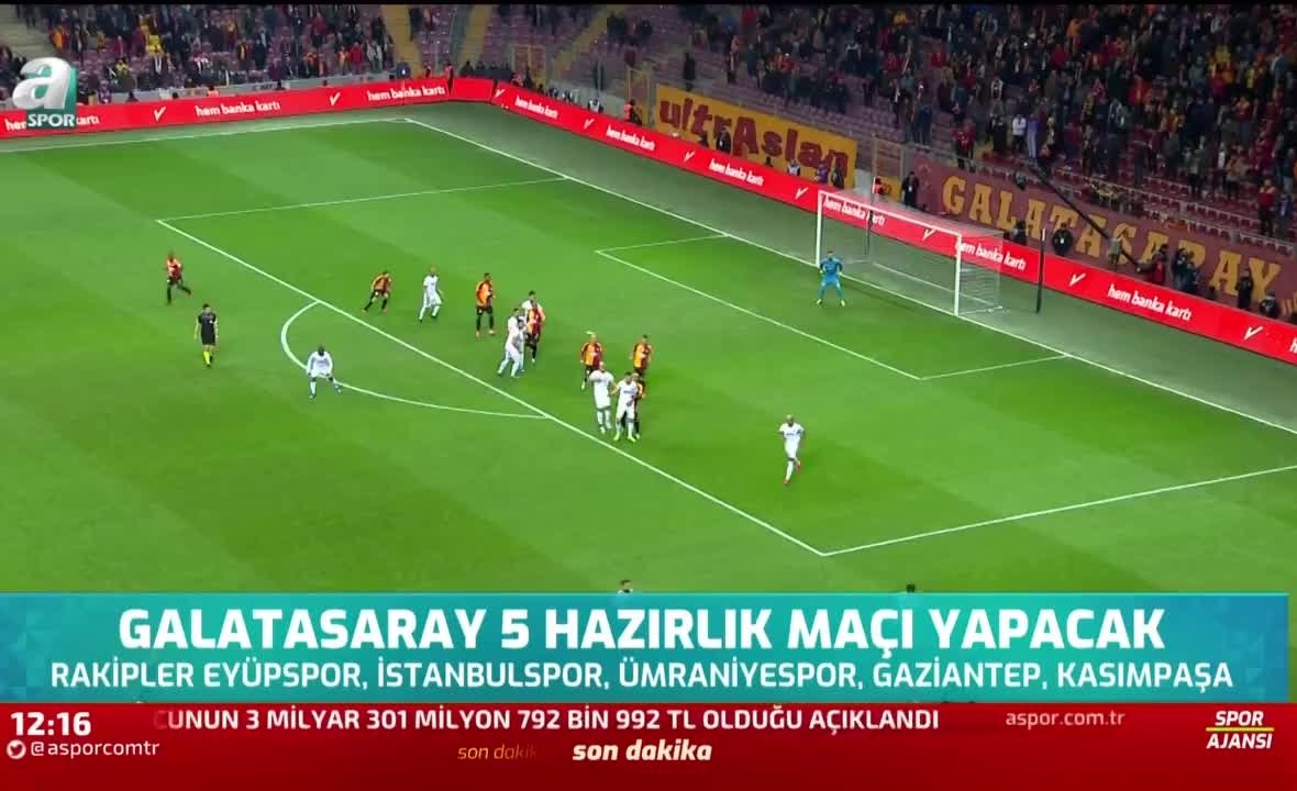 Galatasaray sahneye çıkıyor! 5 hazırlık maçı... videosunu izle | Fotomaç TV