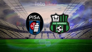 CANLI | Pisa - Sassuolo maçı