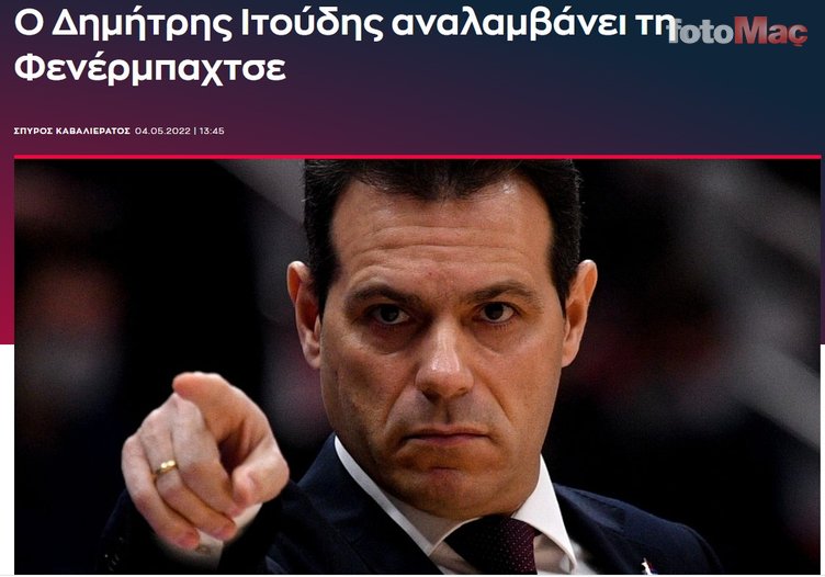 Yunan basınından flaş iddia! Fenerbahçe Dimitris Itoudis ile anlaştı