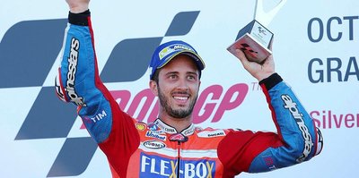 Büyük Britanya'da kazanan Dovizioso