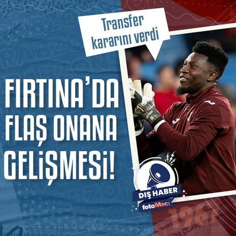 Trabzonspor’da flaş Andre Onana gelişmesi! Transfer kararını verdi