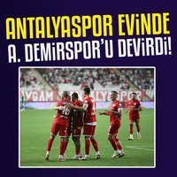 Antalyaspor sahasında kazandı!