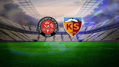 Fatih Karagümrük - Kayserispor maçı CANLI | Trendyol Süper Lig