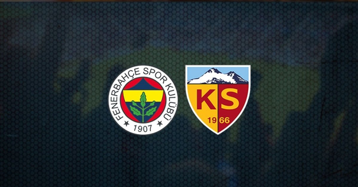 fenerbahce kayserispor maci ne zaman saat kacta ve hangi kanalda canli yayinlanacak super lig fotomac