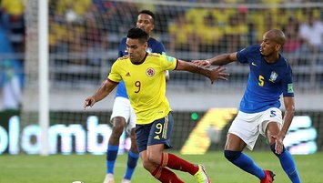 Falcao'lu Kolombiya Brezilya'dan puanı kaptı!