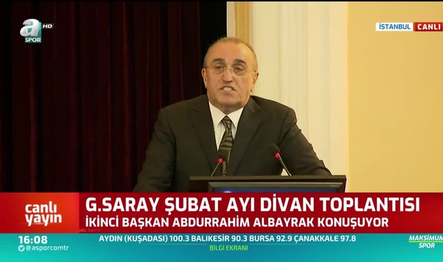 Abdurahim Albayrak: Galatasaray’ın borcu yönetilebilir duruma geldi