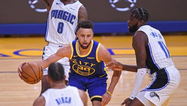 NBA'de Warriors Magic'i Curry'nin etkili oyunuyla yendi