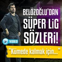 Belözoğlu’dan Süper Lig sözleri! “Kümede kalmak için…”