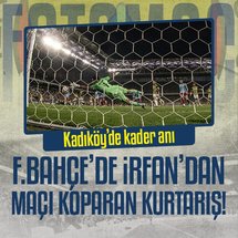 <p>Fenerbahçe, UEFA Şampiyonlar Ligi 3. Ön Eleme Turu rövanş maçında Feyenoord ile karşı karşıya geldi. Mücadelenin 2. yarısında durum 2-1'ken İrfan Can Eğribayat, sarı lacivertlilerin 3-1 öne geçerek maçı koparması yolunda kritik bir kurtarışa imza attı ve rakip takımın golüne geçit vermedi.</p>