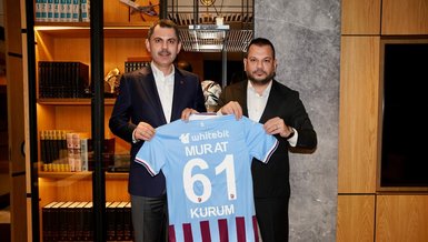 Trabzonspor Başkanı Ertuğrul Doğan, İBB Başkan Adayı Murat Kurum'u ağırladı
