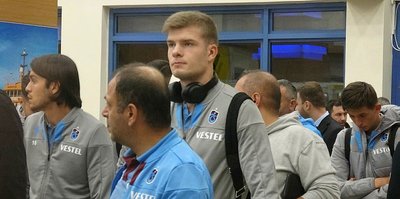 Trabzonspor Krasnodar maçının ardından yurda döndü