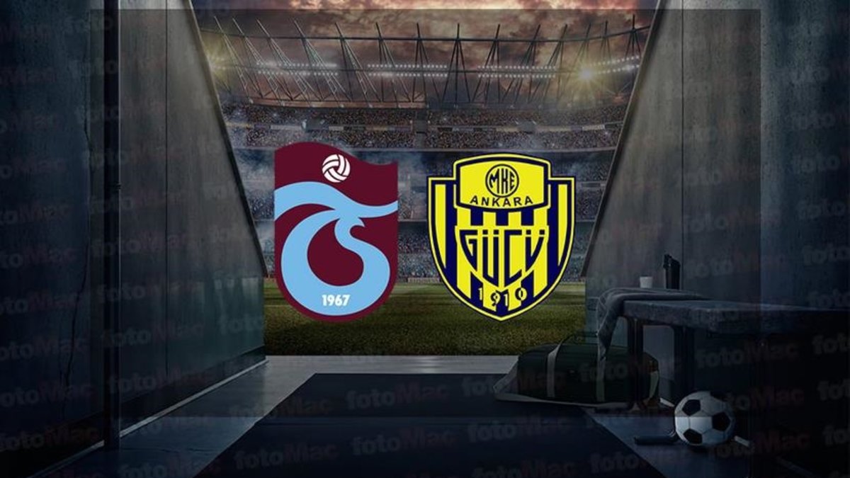 Trabzonspor - MKE Ankaragücü maçı CANLI Trabzon - Ankaragücü canlı